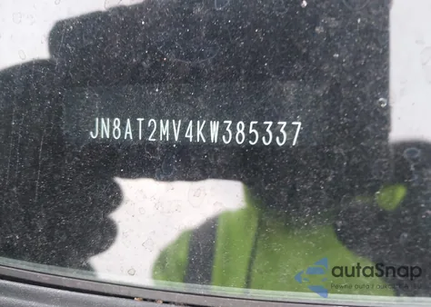 2019 Nissan Rogue Sv из США, поврежденный, VIN JN8AT2MV4KW385337